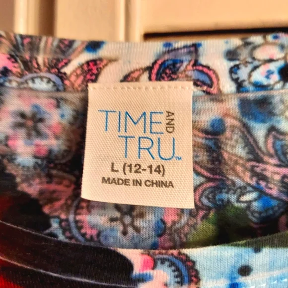 Lightweight tunic top, L (12-14) NWOT (video) - Picture 5 of 6